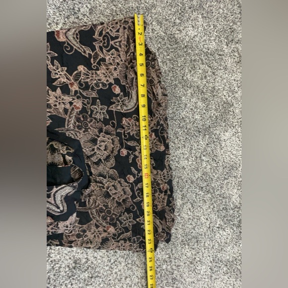 Free People Kissing Sunlight Halter Top Wide Leg Jumpsuit Black Floral Sz Small - Picture 16 of 16